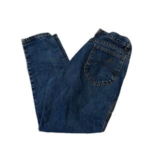 Vintage Chic High Rise Tapered Jeans